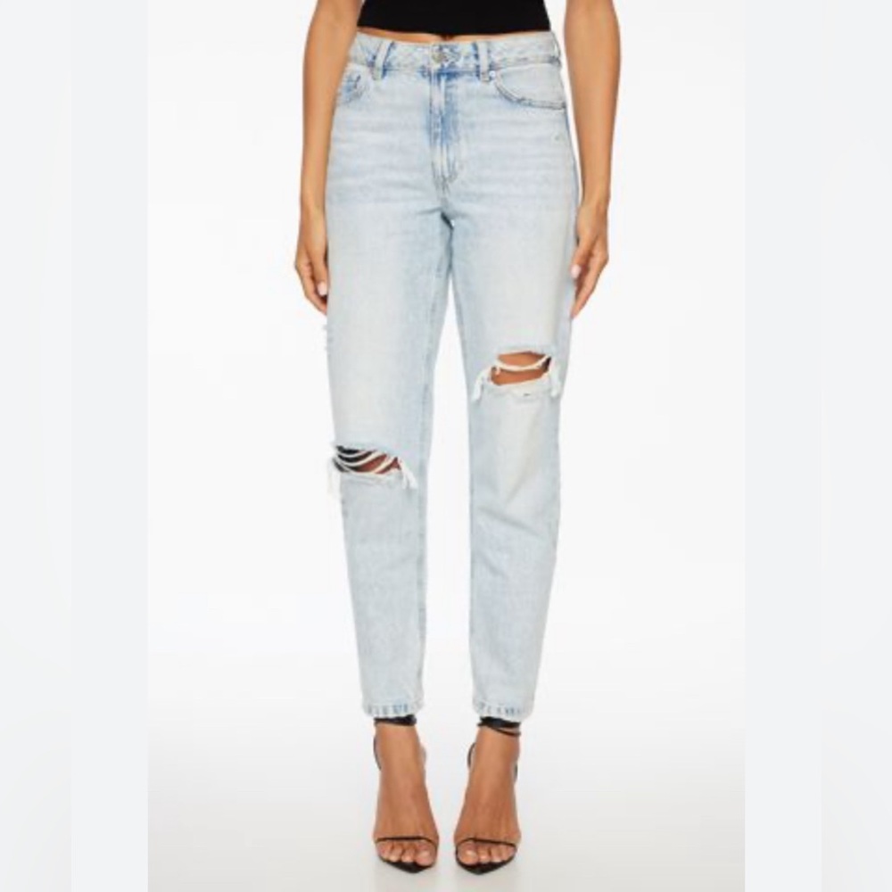 Garage Claudia Distressed Mom Jeans Size 5